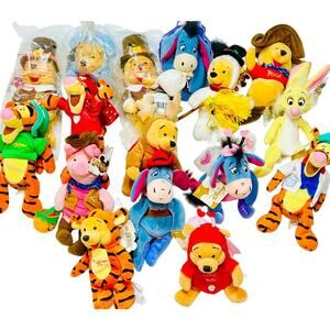 Disney Winnie the Pooh & Friends Bean Bag Plush Collection Lot 16 Soft Bean Bag